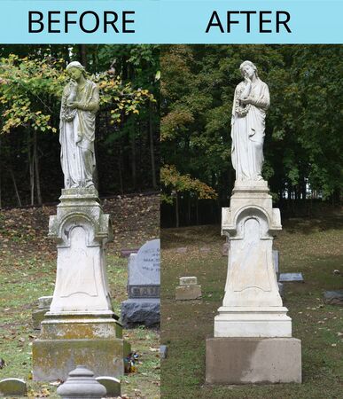 Cemetery Statue