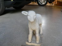 View Our Work - Replacing a Lamb Statue's Ear